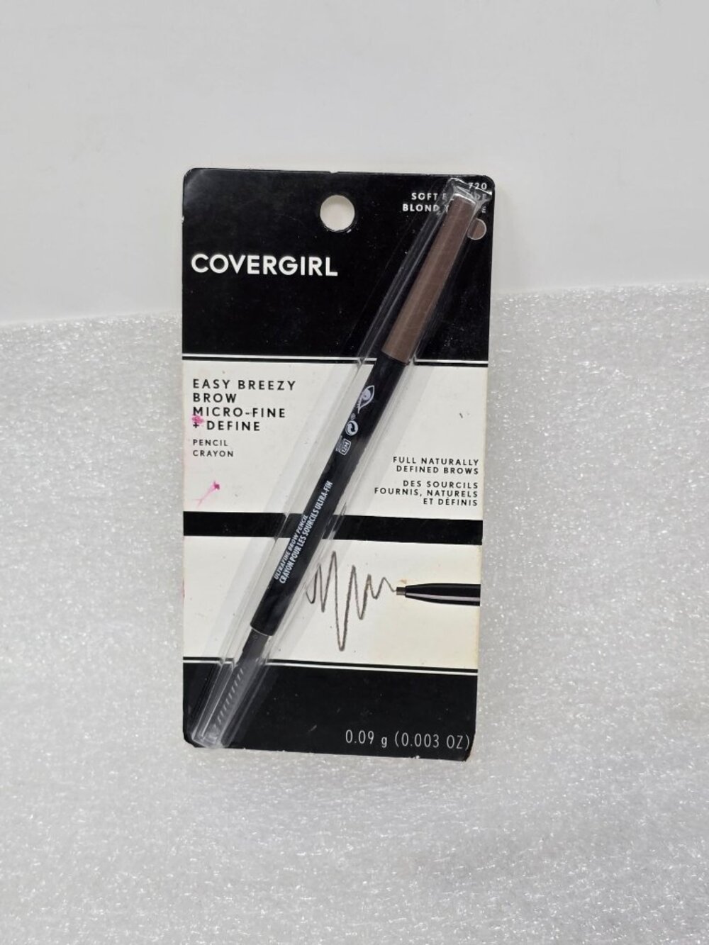 Covergirl Easy Breezy Brow Micro-Fine + Define Pencil Soft Blonde 720 Eyebrow